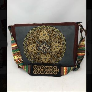 Kazakh Traditional Embroiled Crossbody Bag